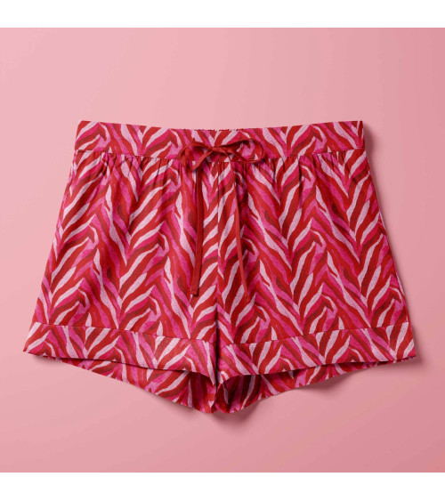 Crimson zebra 01 – zebra malinowa, na metry | Mamidu