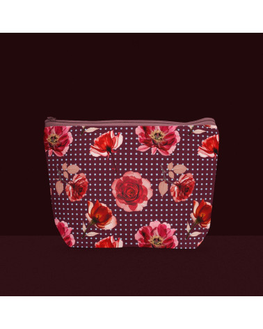 Dots and flower 02 – rose and polka dot fabric | Mamidu
