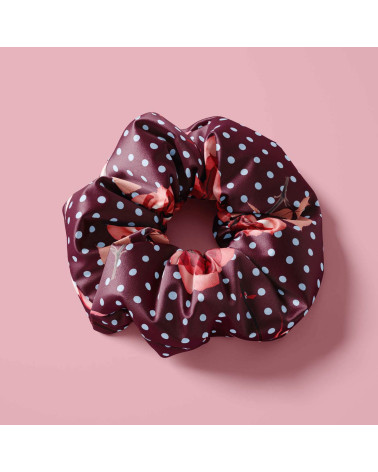 Dots and flower 02 – rose and polka dot fabric | Mamidu