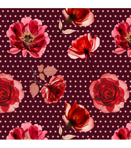 Dots and flower 03 – Rosen und Punkte | Mamidu
