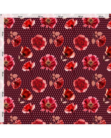 Dots and flower 03 – Rosen und Punkte | Mamidu