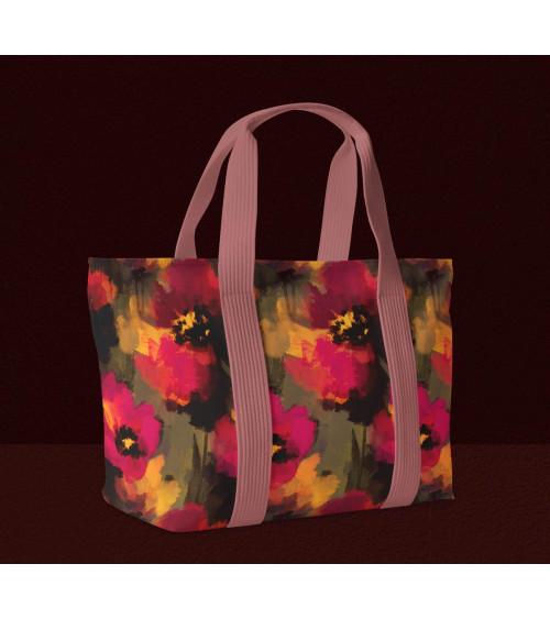Dusk poppy 01 – malowane maki, na metry | Mamidu