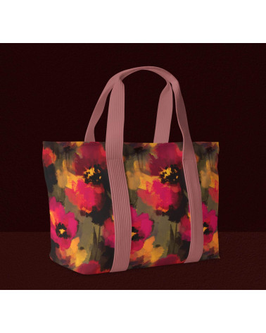 Dusk poppy 01 – malowane maki, na metry | Mamidu