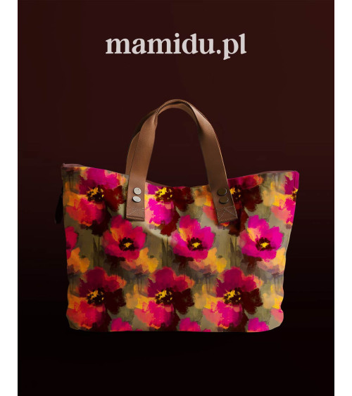 Dusk poppy 01 – malowane maki, na metry | Mamidu