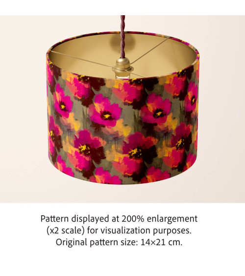 Dusk poppy 01 – malowane maki, na metry | Mamidu
