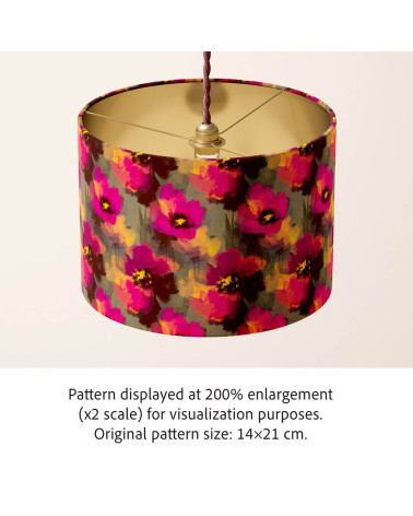 Dusk poppy 01 – malowane maki, na metry | Mamidu