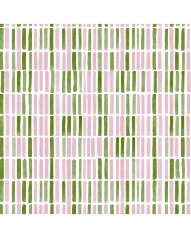 Gouache dashes 01 – painted stripe fabric | Mamidu