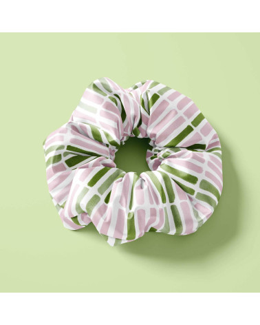 Gouache dashes 01 – painted stripe fabric | Mamidu