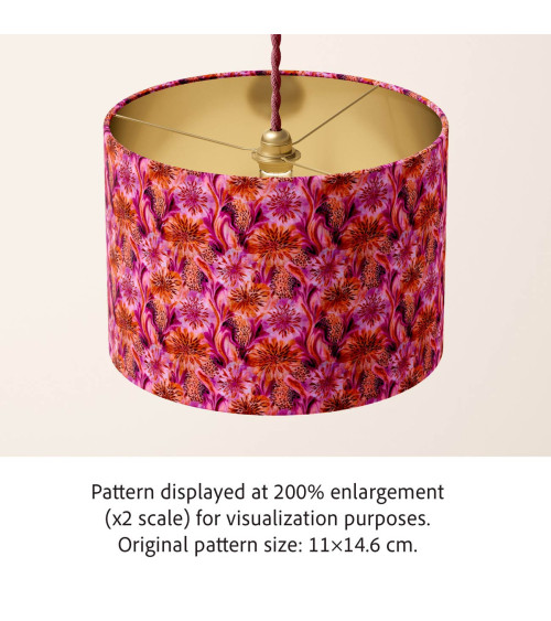 Leopard flora 01 – leopard floral fabric | Mamidu