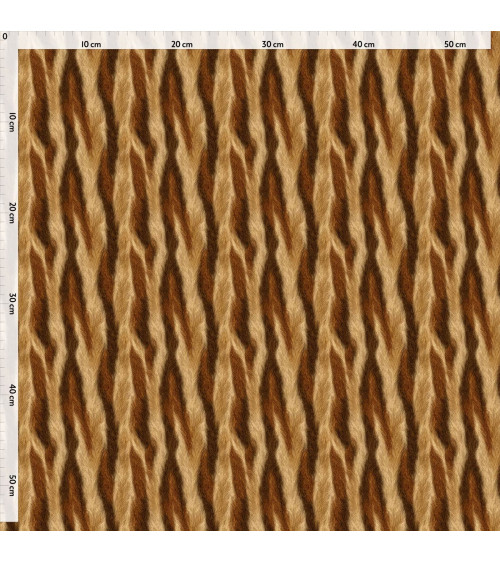 Okapi fur 02 – animal fur print fabric | Mamidu
