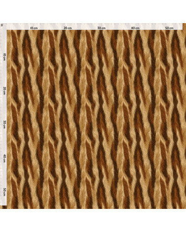 Okapi fur 02 – animal fur print fabric | Mamidu