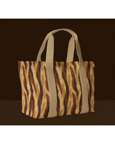 Okapi fur 02 – animal fur print fabric | Mamidu