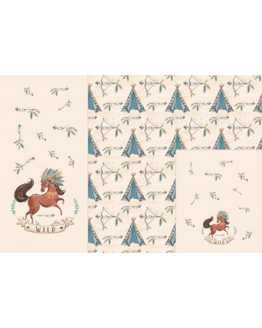 Panel for sleeping bag "Polar bear"