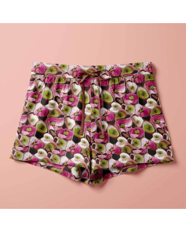 Orchid blush 01 – painted orchid fabric | Mamidu