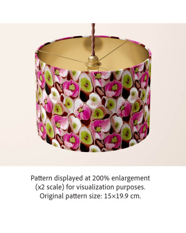 Orchid blush 01 – painted orchid fabric | Mamidu