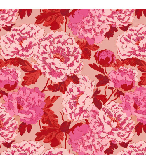 Peony lines 01 – piwonie w konturze | Mamidu