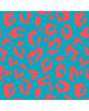 Pop leopard 02 – pop leopard print fabric | Mamidu
