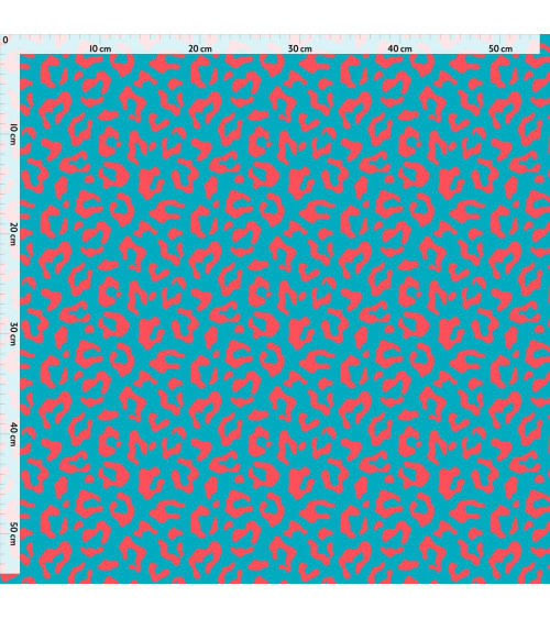 Pop leopard 02 – pop leopard print fabric | Mamidu