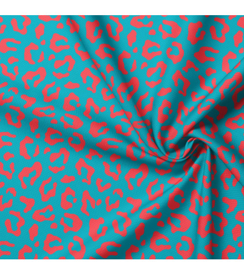 Pop leopard 02 – pop leopard print fabric | Mamidu