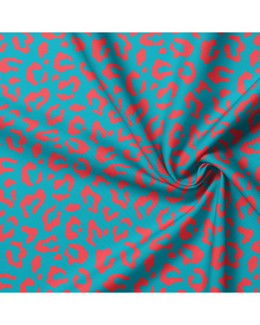 Pop leopard 02 – pop leopard print fabric | Mamidu