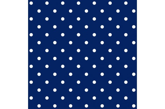 Polyester  Punkte auf dunkelblau