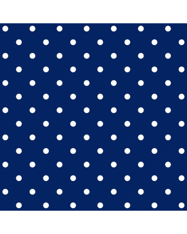 Polyester  Punkte auf dunkelblau