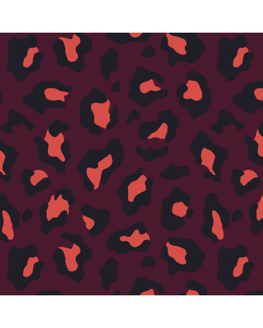 Pop leopard 09 – pop leopard print fabric | Mamidu