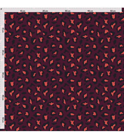 Pop leopard 09 – pop leopard print fabric | Mamidu