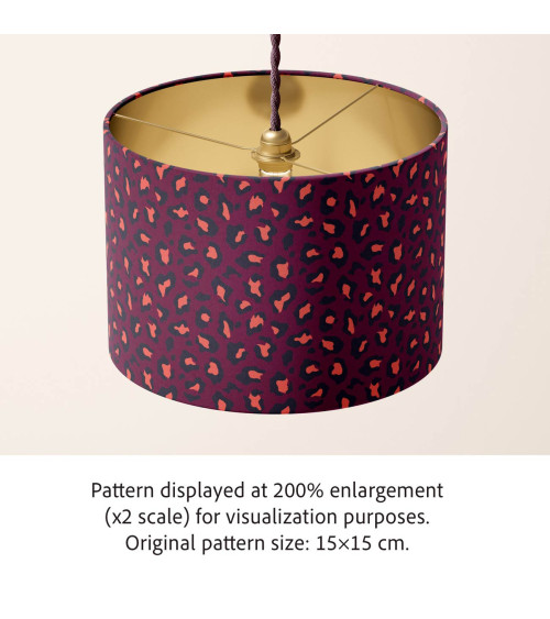 Pop leopard 09 – pop leopard print fabric | Mamidu