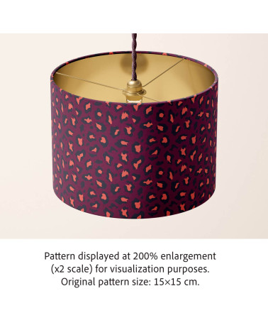 Pop leopard 09 – pop leopard print fabric | Mamidu