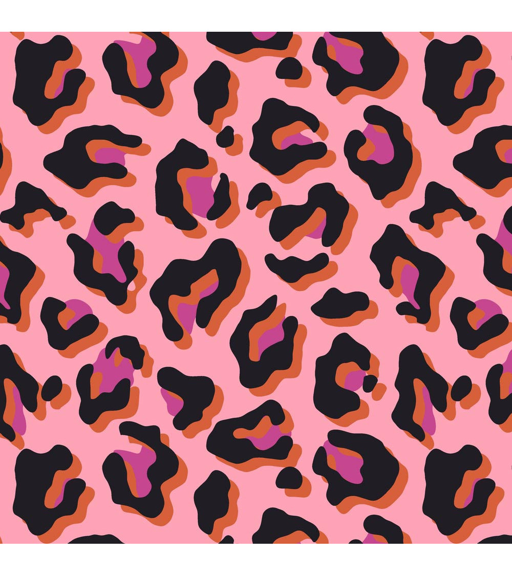 Pop leopard 10 – pop leopard print fabric | Mamidu