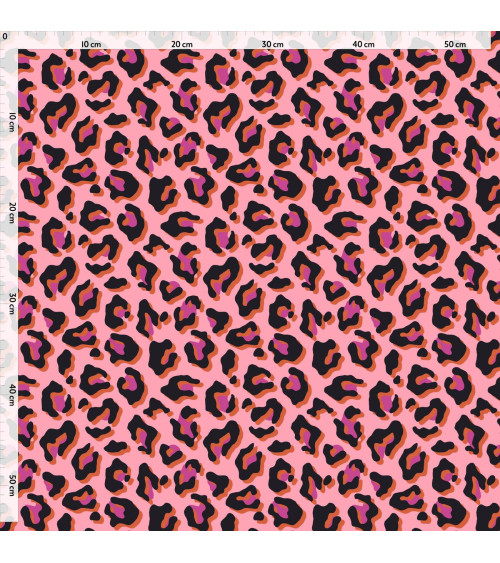 Pop leopard 10 – pop leopard print fabric | Mamidu