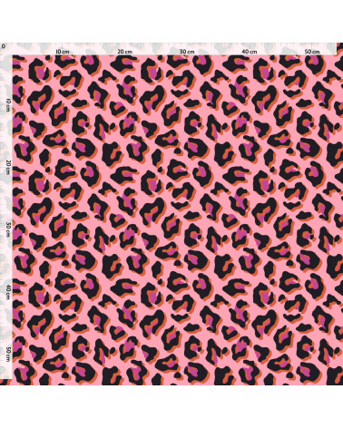Pop leopard 10 – pop leopard print fabric | Mamidu