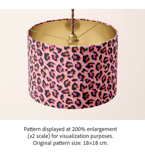 Pop leopard 10 – pop leopard print fabric | Mamidu