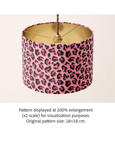 Pop leopard 10 – pop leopard print fabric | Mamidu