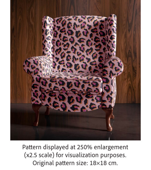 Pop leopard 10 – pop leopard print fabric | Mamidu