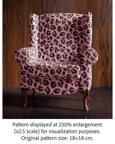 Pop leopard 10 – pop leopard print fabric | Mamidu