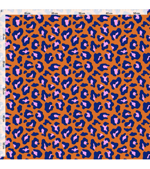 Pop leopard 12 – panterka pop art, na metry | Mamidu