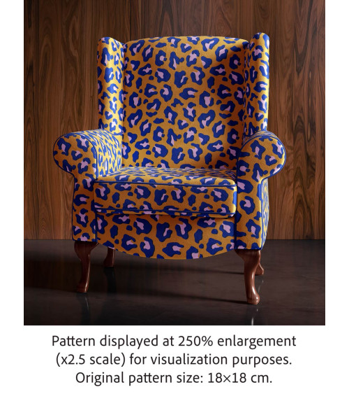 Pop leopard 12 – panterka pop art, na metry | Mamidu