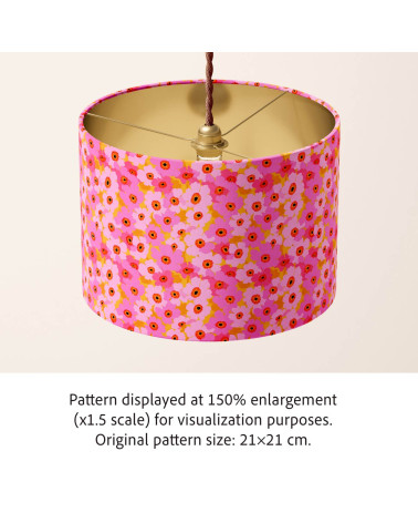 Poppy pop 01 – pop art poppy fabric | Mamidu