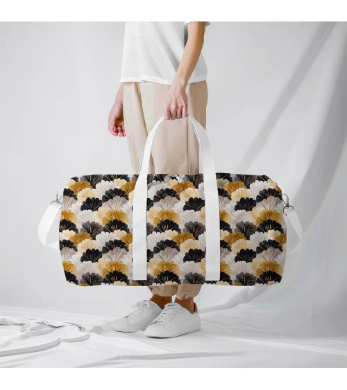 Wool fans 01 – art deco fan fabric | Mamidu