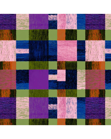 Woven check 01 – kolorowa krata, na metry | Mamidu