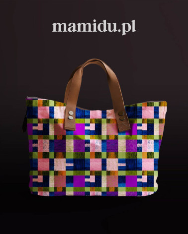 Woven check 01 – kolorowa krata, na metry | Mamidu
