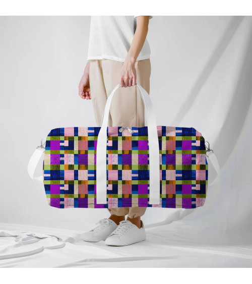 Woven check 01 – kolorowa krata, na metry | Mamidu