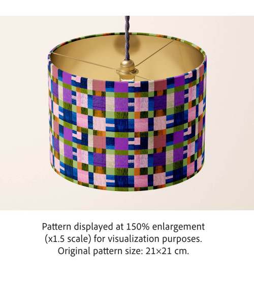 Woven check 01 – kolorowa krata, na metry | Mamidu