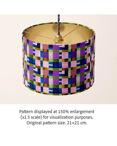 Woven check 01 – kolorowa krata, na metry | Mamidu