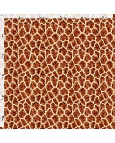 Giraffe fur 01 – futro żyrafy, na metry | Mamidu