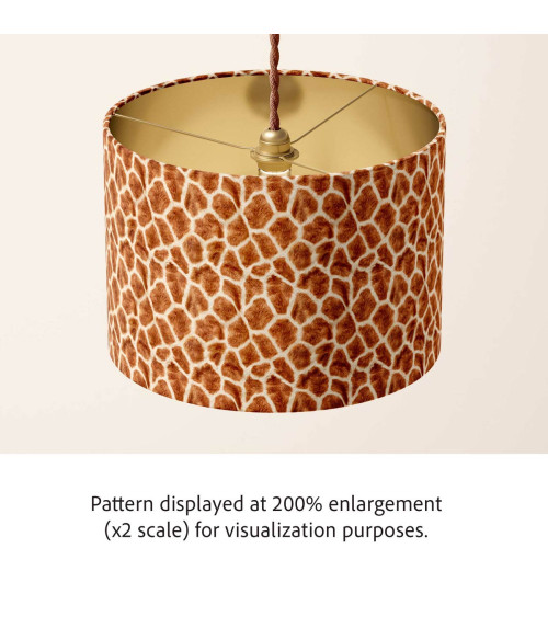 Giraffe fur 01 – futro żyrafy, na metry | Mamidu