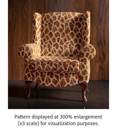 Giraffe fur 01 – futro żyrafy, na metry | Mamidu
