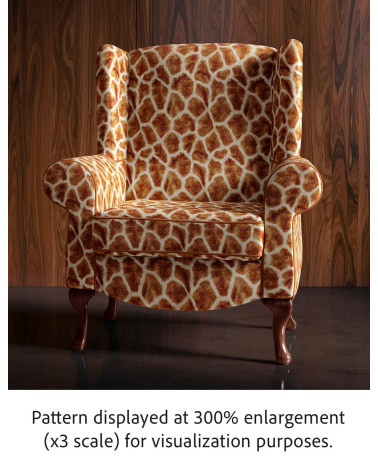 Giraffe fur 01 – futro żyrafy, na metry | Mamidu